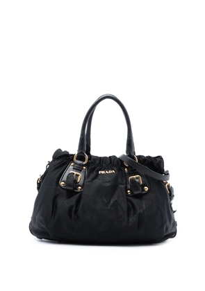 Prada Pre-Owned 2000-2025 Tessuto Canapa Logo satchel - Black