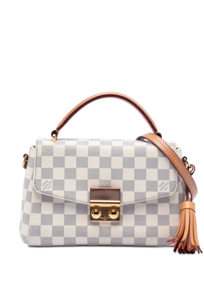 Louis Vuitton Pre-Owned 2021-2025 Damier Azur Croisette satchel - White