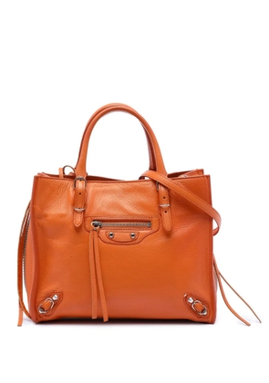 Balenciaga Pre-Owned 2014 Mini Leather Papier A4 Zip Around satchel - Orange