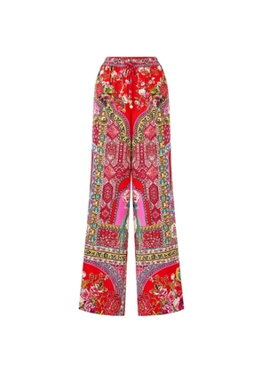 Camilla Heirloom empire floral-print lounge trousers - Red