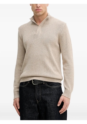 Hackett half-zip sweater - Neutrals