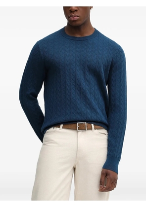 Michael Kors logo-jacquard jumper - Blue