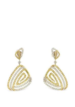 HYT Jewelry diamond drop earrings - Gold
