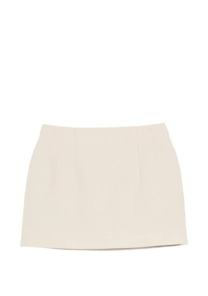 WARDROBE.NYC New Contour mini skirt - Neutrals