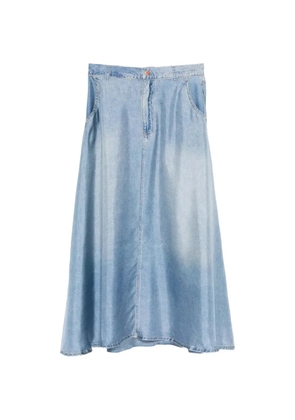 Pierre-Louis Mascia A-line denim skirt - Blue