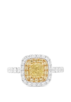 HYT Jewelry cushion diamond ring - Yellow