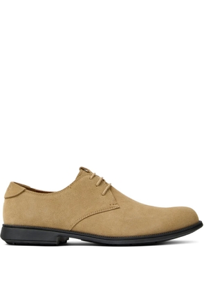 Camper 1913 suede lace-up derby shoes - Brown