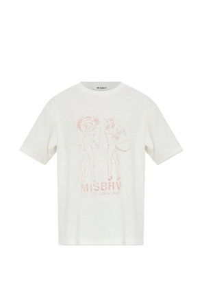 MISBHV graphic print T-shirt - Neutrals