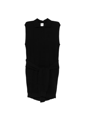 Nanushka Nila button-fatening mini dress - Black