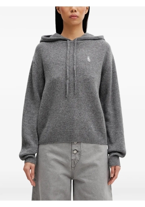 Sporty & Rich hooded sweater - Grey