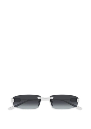 Balenciaga Eyewear logo-detail sunglasses - Silver