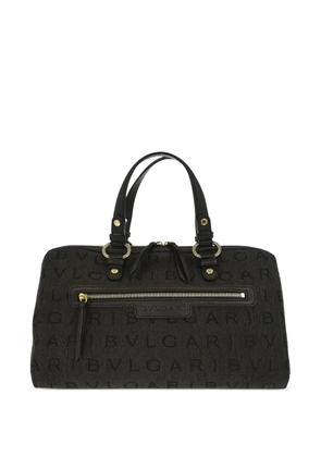 Bvlgari Pre-Owned 1990s logomania duffle handbag - Brown