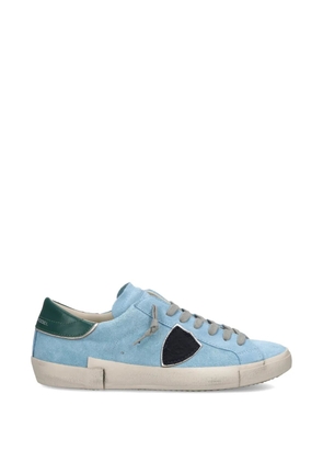 Philippe Model Paris Prsx Low triangle patch sneakers - Blue