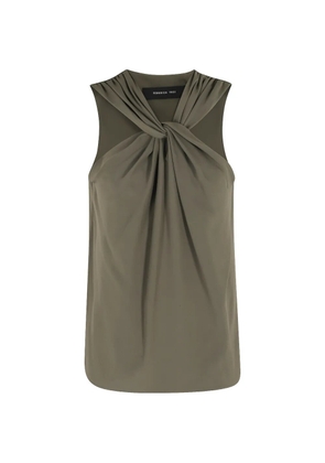 Federica Tosi knotted top - Green