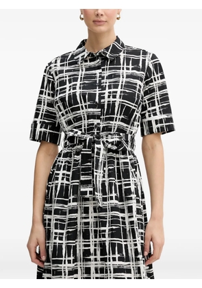 DKNY check belt dress - Black