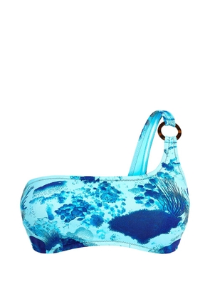 Vilebrequin asymmetrical ring bikini top - Blue