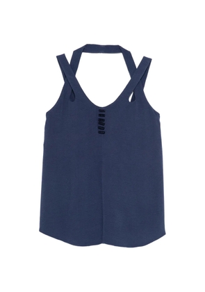 Emporio Armani buttoned top - Blue