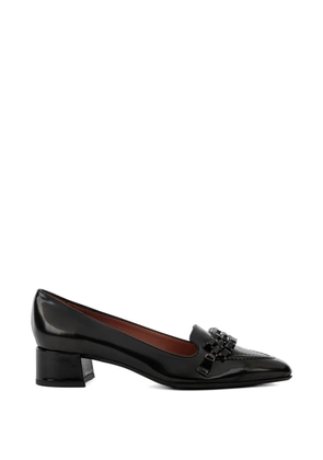 STATUS poented leather pumps - Black