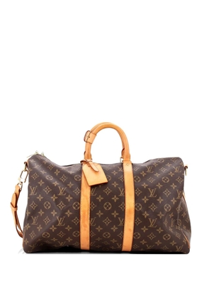 Louis Vuitton Pre-Owned Keepall Bandouliere Bag Monogram Canvas 45 travel bag - Brown