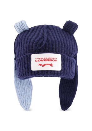Charles Jeffrey Loverboy Chunky Bunny beanie hat - Blue