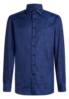 ETRO paisley-print cotton shirt - Blue