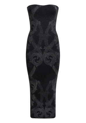 ETRO x Wolford metallic-jacquard midi dress - Black