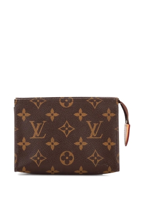 Louis Vuitton Pre-Owned Toiletry Monogram Canvas 15 pouch - Brown