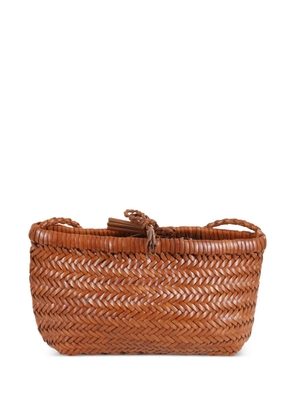 DRAGON DIFFUSION Minsu woven cross body bag - Brown