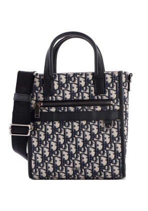 Christian Dior Pre-Owned Safari North South Convertible Oblique Canvas Small tote bag - Blue