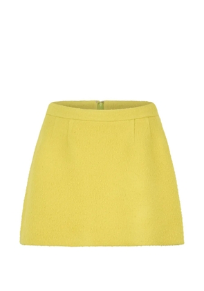 Valentino Garavani zip-fastening mini skirt - Yellow