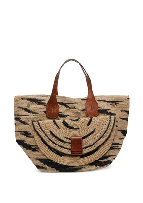 IBELIV Laza II external-pocket tote bag - Neutrals