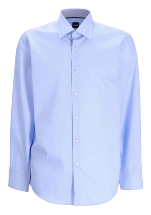 BOSS slim-fit long-sleeve shirt - Blue
