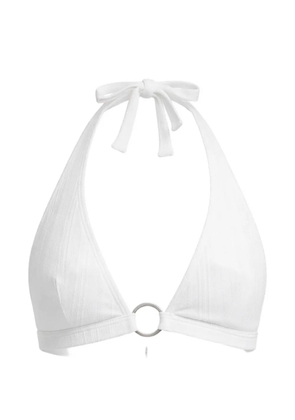 Michael Michael Kors ring-detailing bikini top - White