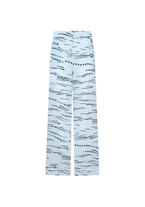 Valentino Garavani star-print trousers - Blue