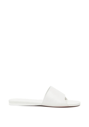 Amina Muaddi Bianca sandals - White