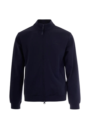Ea7 Emporio Armani zip-up sweatshirt - Blue