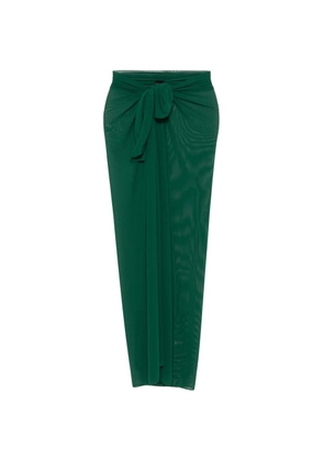 Fisico knot-detail sarong - Green