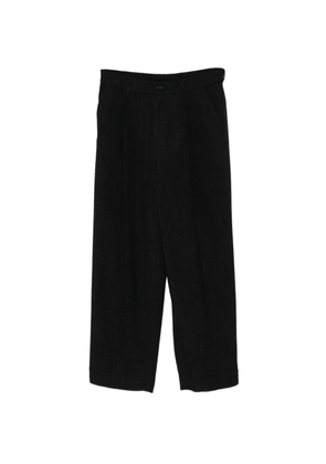 SONGZIO tweed wide-leg trousers - Black