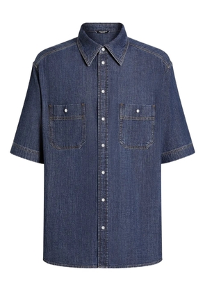Dolce & Gabbana pocket short-sleeve shirt - Blue