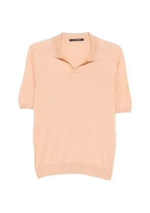Tagliatore open collar T-shirt - Neutrals
