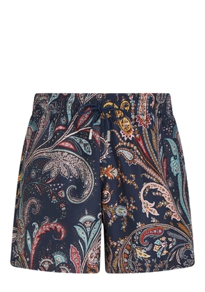 ETRO paisley-print swim shorts - Blue
