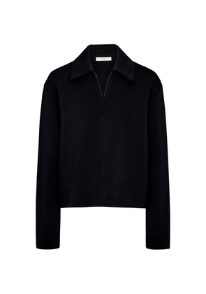 Vince collared zip polo shirt - Black