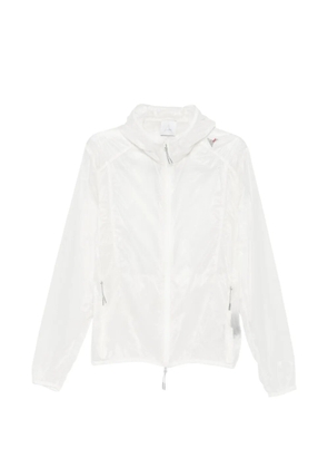 ROA logo-detail hooded jacket - White