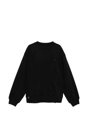 SONGZIO logo-patched crewneck sweatshirt - Black