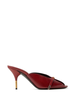 Versace Nyx leather mules 80 mm - Red