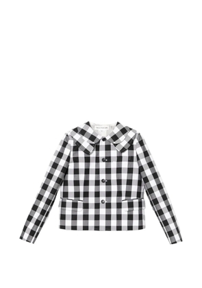 Comme Des Garçons Girl gingham collared jacket - Black