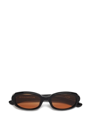 Retrosuperfuture oval-frame sunglasses - Black