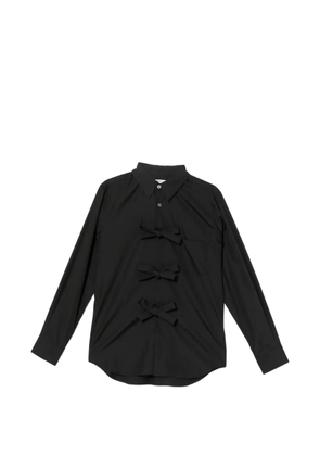 Comme Des Garçons Comme Des Garçons bow detail shirt - Black