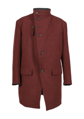 Yohji Yamamoto buttoned coat - Red