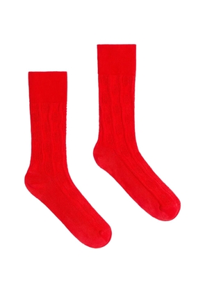 DRIES VAN NOTEN textured cotton socks